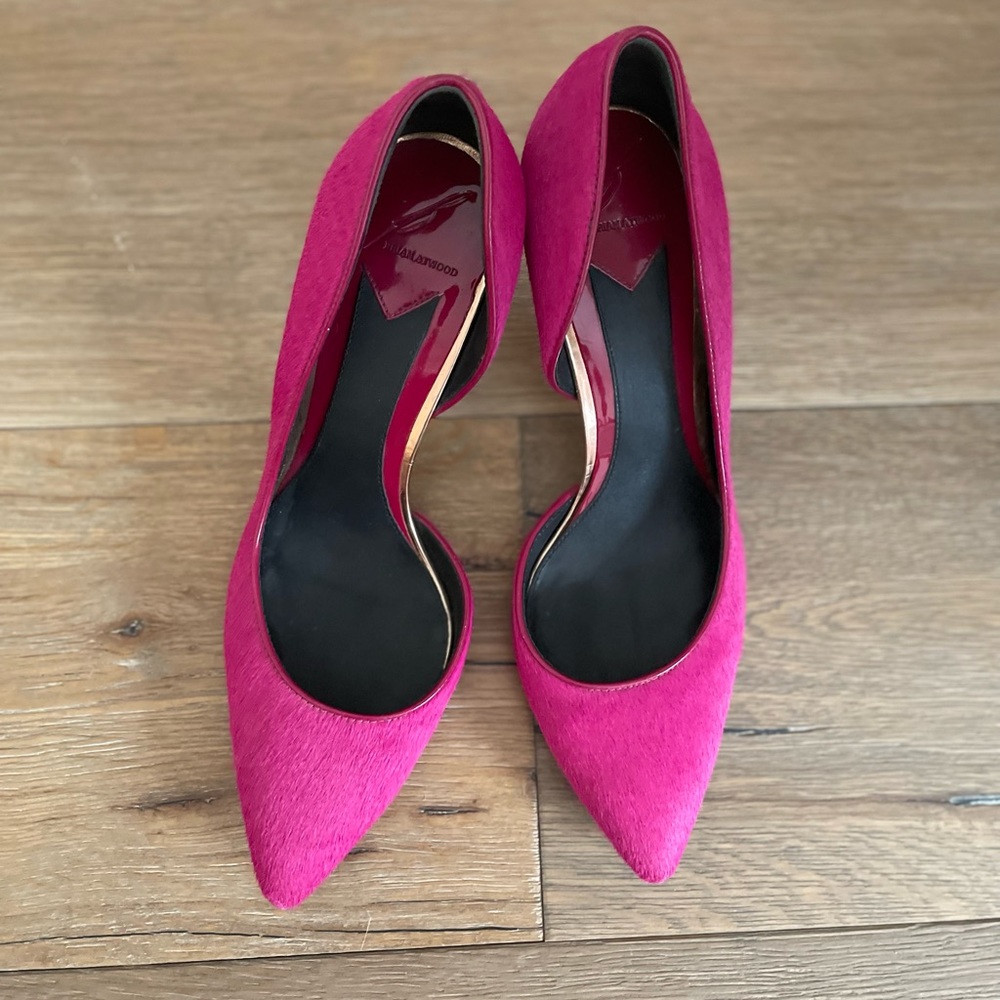 Brian Atwood Hot Pink Heels💕